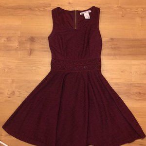 American Rag Burgundy Lace Dress